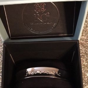 Brand new Rustic cuff Just breathe